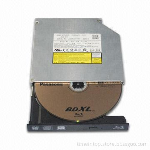 Laptop Blu-ray Writer, 6x BD-R and Reading Speed, Sized 129 x 128 x 12.7mm